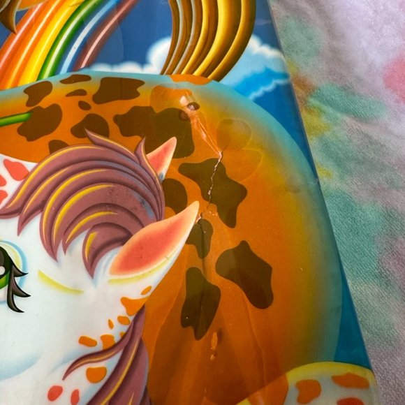 Lisa Frank Bundle Zip Up Binder Pouch Stickers Lollipop Chaser Dancing Dolphins - Picture 2 of 12